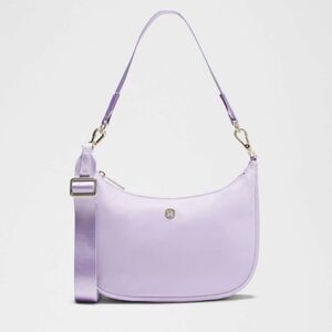 Lululemon City Essentials Shoulder Bag Purse 3L Lavender Frost Gold Hardware Y2K